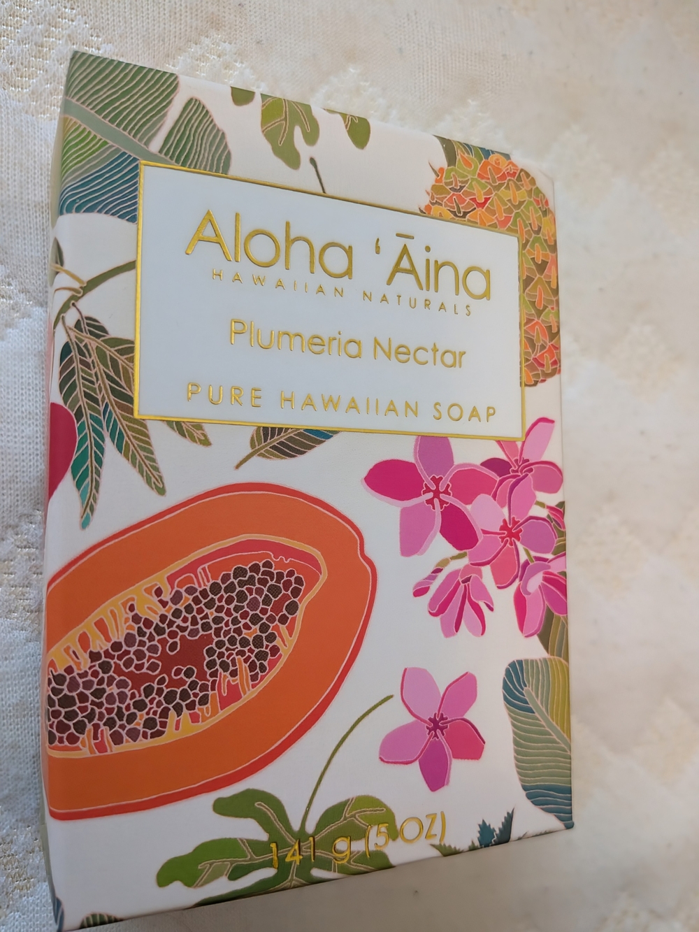 ALOHA Collection Plumeria Nectar Soap - Pink & Orange